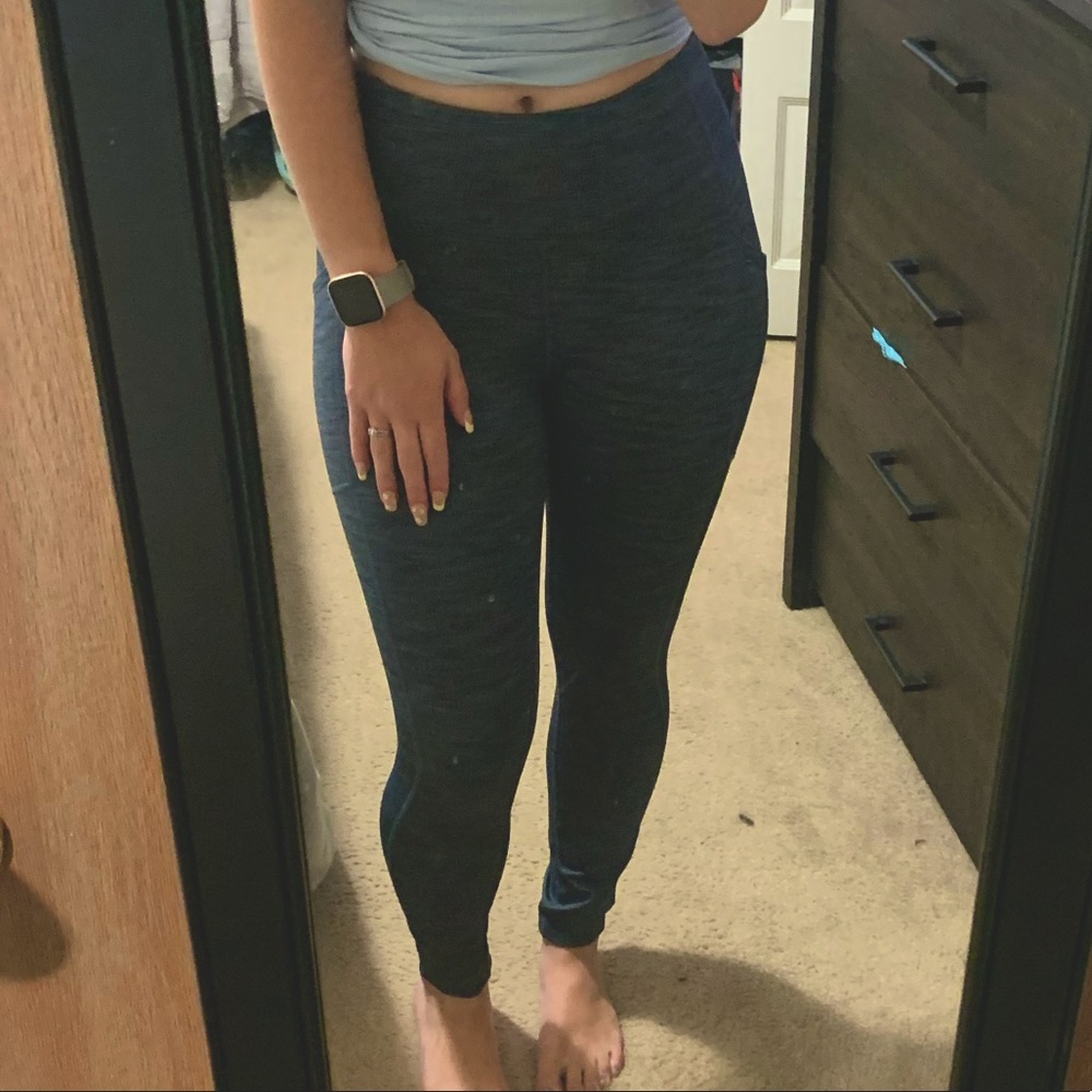 Blue and Grey Leggings